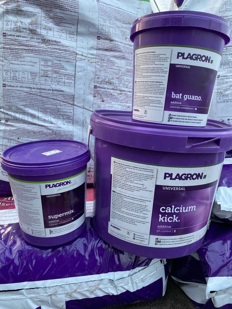 Plagron paars supermix calcium kick potgrond